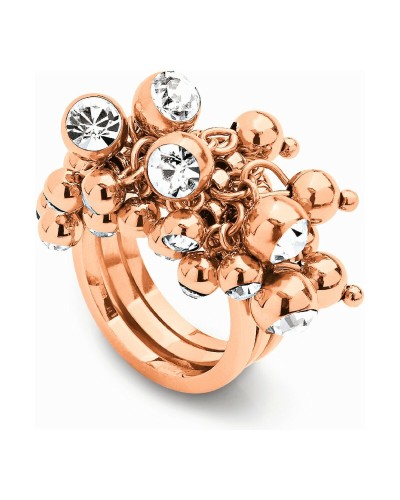 Folli Follie Anillo Mujer 3R1T004RC Talla 12 - Elegante y Refinado
