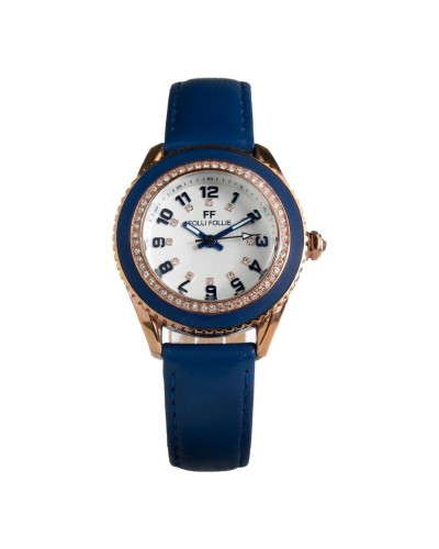 Folli Follie Montre Femme Bleue Ø 36mm - Style & Élégance Quotidienne
