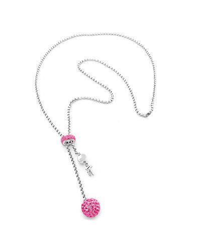 Folli Follie Collier Femme 3N1F023P, Argent 925, Longueur 40 cm
