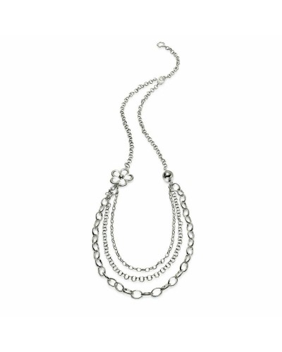 Folli Follie Halskette Damen 3N1F042WWC, 925er Silber, 45cm - Elegant
