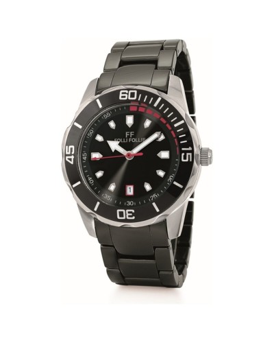 Folli Follie Unisex Uhr Schwarz Ø36.5mm - Lässiger & eleganter Stil
