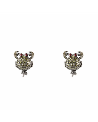 Pendientes de Mujer Lancaster Cangrejo Plata 925 - 1.2cm - Elegantes y Luminosos

