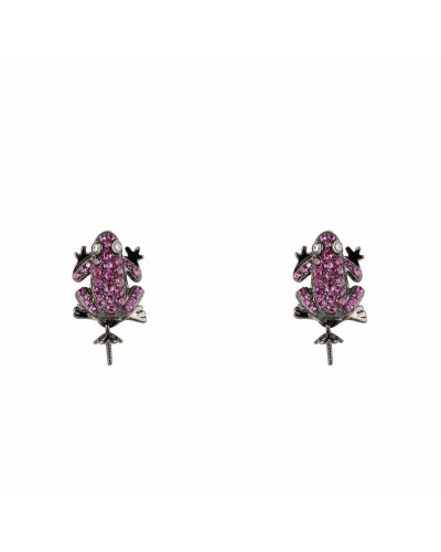 Pendientes de Mujer Lancaster Frog JLA-EAR-FROG-5 Plata 1.2cm
