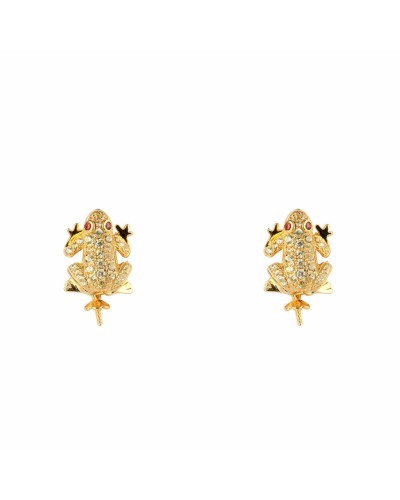 Pendientes de Mujer Lancaster Frog JLA-EAR-FROG-6 Plata de Ley 925 - 1.2cm
