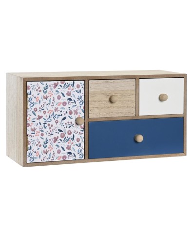 DKD Home Decor Caja Joyero de Madera MDF Multicolor, 30 x 12,5 x 15 cm
