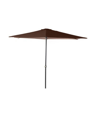 Parasol de Jardin Rétractable DKD Home Decor Marron, Acier 270 x 270 x 250 cm

