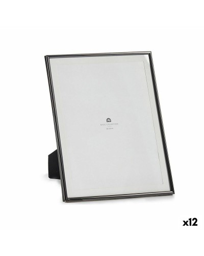 Fotolijsten Zwart Kristal Staal (23 x 28 x 15 cm) (12 Stuks)