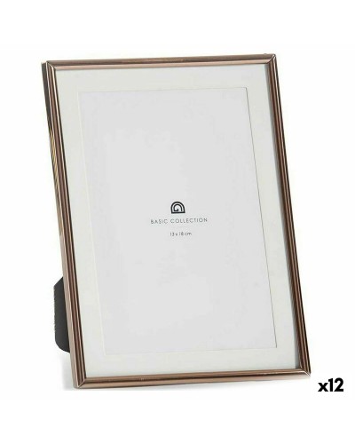 Fotorahmen Kristall Stahl Kupfer, 12 x 19,5 x 15,5 cm (12er-Set)
