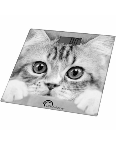 Digital Badrumsvåg Little Balance The Cat Grå 180 kg