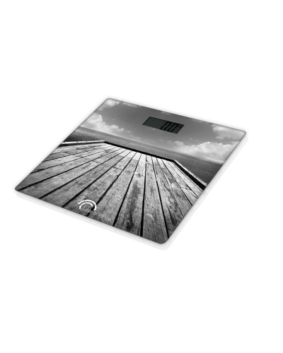 Digitaalinen henkilövaaka Little Balance Pontoon Ruskea Monivärinen 180 kg 30 x 30 cm
