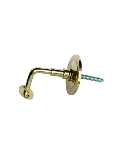 Supporto Ringhiera EDM Ottone Lucido 30x30x12 mm per Protezione e Sostegno