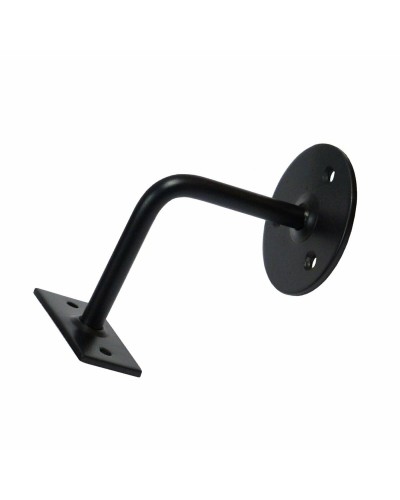 Supporto Ringhiera EDM a 3 viti Nero Acciaio per Montaggio Facile