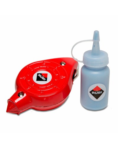 Rubi Chalk Line 15 Meters | Professional Measurement Tool | Excellent Precision and Hardness
