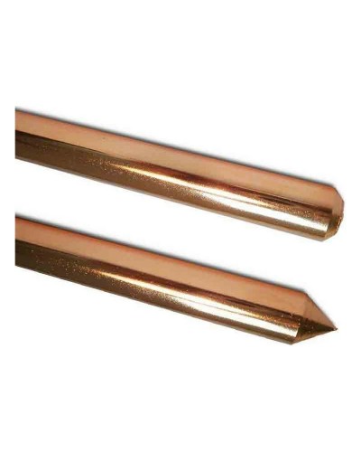 Puesta a Tierra de Cobre de 13 mm x 1,5 m para Seguridad Eléctrica
