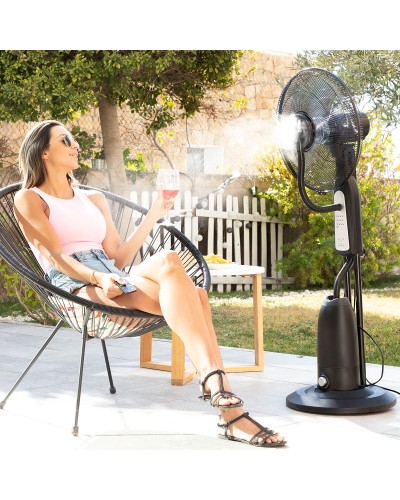 Kauko-ohjattava, jalallinen vesituuletin InnovaGoods Mistinn Musta 90 W 2,8 L