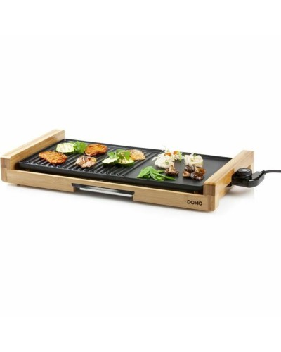 DOMO Barbecue Électrique DO8311TP - 2200W, Plaque 60x35cm - Grillage Parfait
