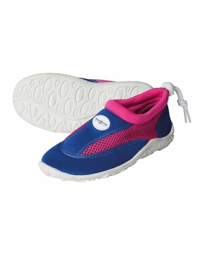 Aqua Sphere Cancun Children's Pool Shoes: Pool Protection, Blue/Pink
