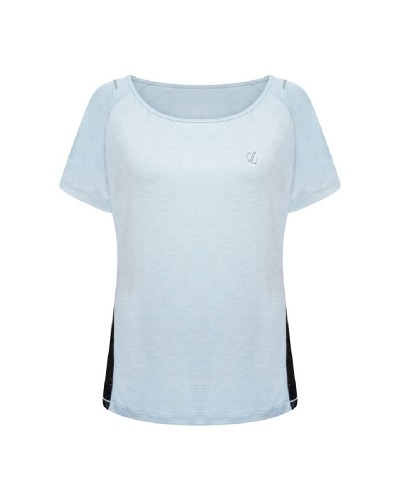 Dare 2b You're A Gem : T-shirt Femme Bleu Clair - Manches Courtes Sportive
