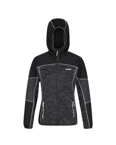 Regatta Walbury II: Giacca Sportiva Donna Nera Full Zip - Ideale per Outdoor
