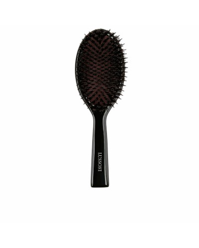 Lussoni Detangling Oval Brush - Natural Bristles for Loose Hair
