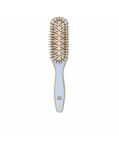 Ilū Detangling Bamboo Brush Blue - Smooth and Soft Hair
