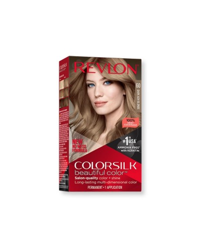 Revlon Colorsilk Tinta Permanente Senza Ammoniaca 60 Biondo Scuro Cenere
