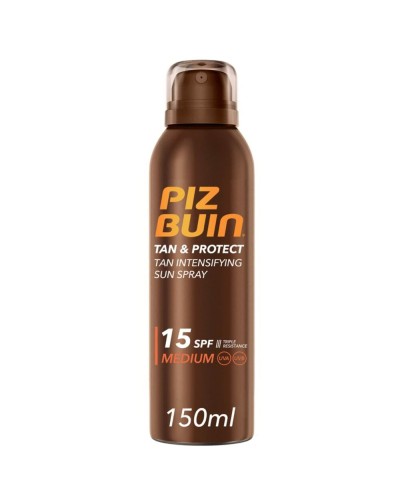 Solspray Tan & Protect Medium Piz Buin Tan Protect Intensifying Spf 15 Spf 15 (150 ml)