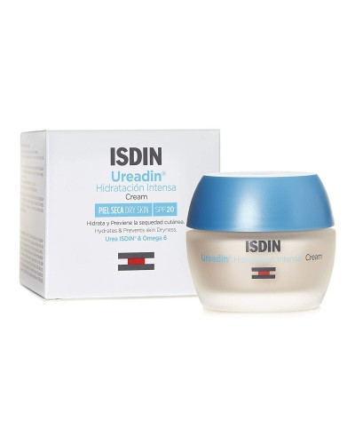 Isdin Ureadin Feuchtigkeitscreme Gesicht LSF20 - 50ml - Tägliche Feuchtigkeitspflege
