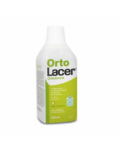 Suuvesi Lacer Ortolacer Ortodonttinen hoito Lime väri 500 ml