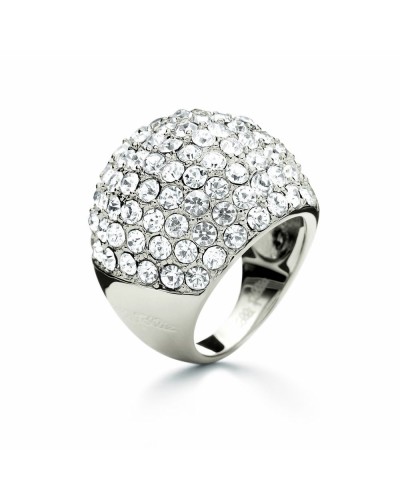 Folli Follie Bague Femme Argent 3R0F072C Taille 52 Bijou Élégant
