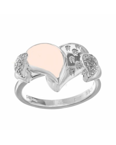 Folli Follie Bague Femme Blanc Cristaux Taille 50 - Élégant & Raffiné

