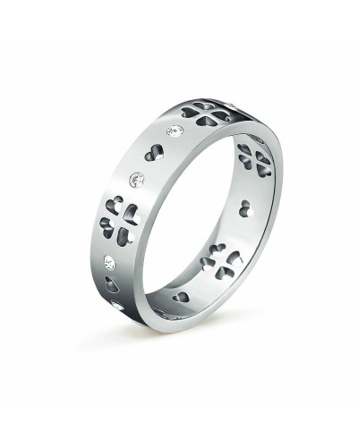 Folli Follie Bague Femme 3R14F014C Taille 48 - Bijou Élégant
