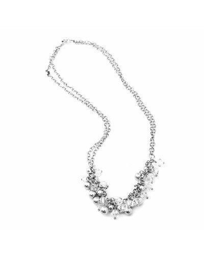 Women's Necklace Folli Follie 3N8S004C - Sterling Silver 925, Crystals - 24 cm

