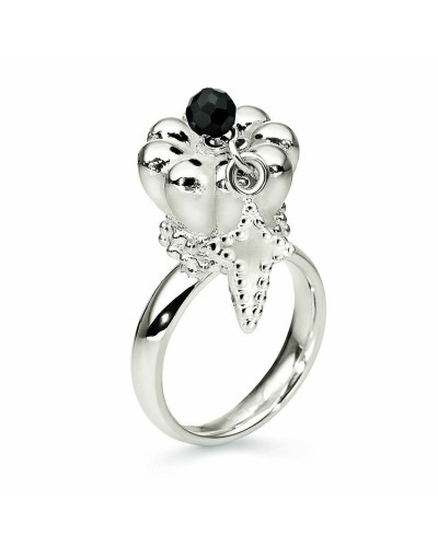 Folli Follie Damenring 3R2F007K Schwarz Größe 54 (14) Schmuckdesign
