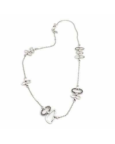 Collar Mujer Folli Follie 3N9S215K - Plata 925, Gargantilla Elegante, 26cm
