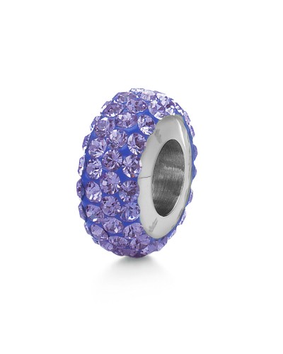 Sieraad Dames Folli Follie 3P0F024V Paars (1 cm)