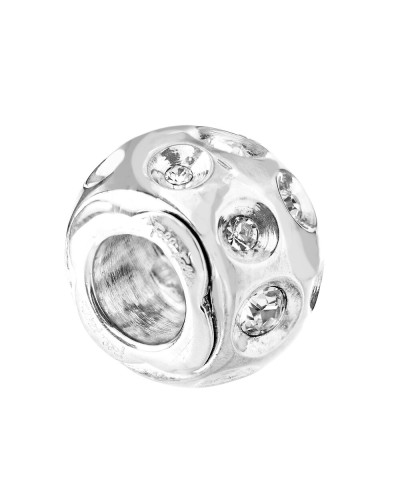 Folli Follie Perlina Donna Grigia 1.5cm - Ciondolo Argento Elegante
