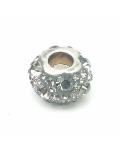 Folli Follie Perlina Donna Grigia 3P13F019A - Ciondolo Argento 1cm 
