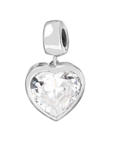 Folli Follie Perle Argent 2.5cm - Charm Femme Élégant pour Bracelets et Colliers
