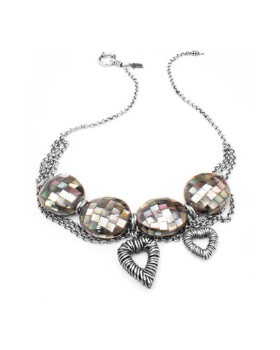 Folli Follie Collar Mujer 4N0T050KK 25cm - Elegante Joya de Moda
