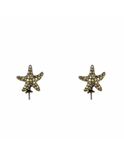 Lancaster Pendientes de Mujer JLA-EAR-STAR-3, 1.2cm - Pendientes de Estrella
