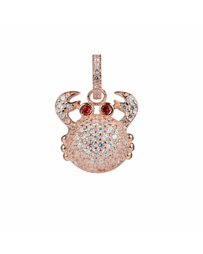 Lancaster Pendentif Femme JLA-PEN-CRAB-2 : Élégant Crabe Argenté, 1.5mm
