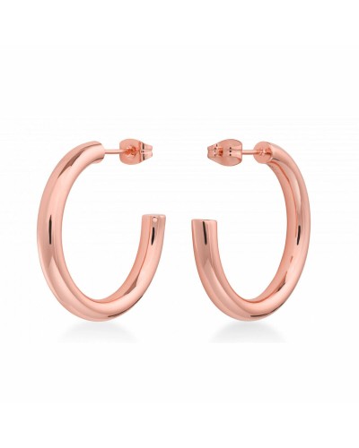 Rosefield Damen Ohrringe Edelstahl Roségold - 3cm - Elegant
