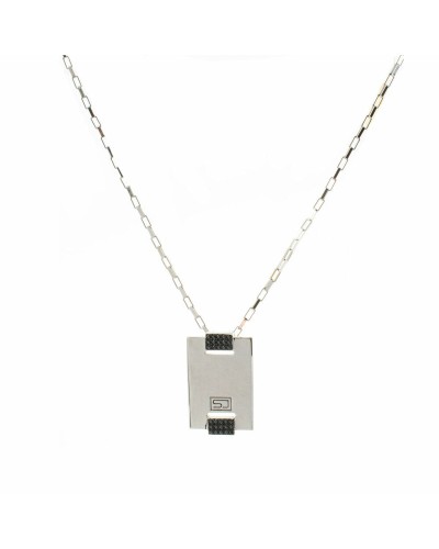 Sif Jakobs Women's Necklace Black 26cm - Elegant 925 Sterling Silver Jewelry
