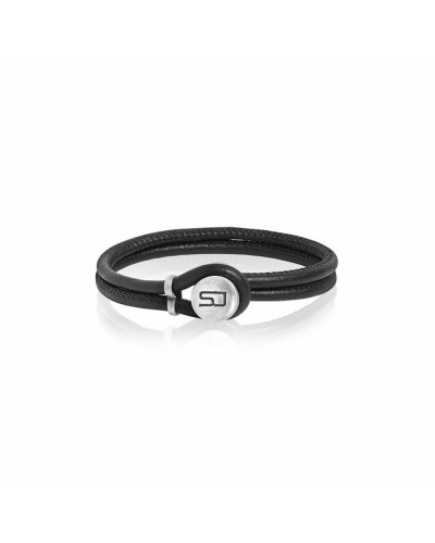 Sif Jakobs Pulsera de Mujer Plata Negra 19.5cm - Elegante y Refinada

