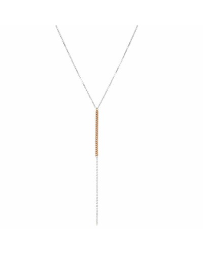 Sif Jakobs Collier Femme SJ-C0154-CZ-RG - Or Rose, Zircones, 30cm
