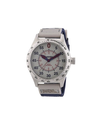 Superdry SYG122E Unisex-Uhr - Schwarzes Zifferblatt 45mm - Casual-Stil
