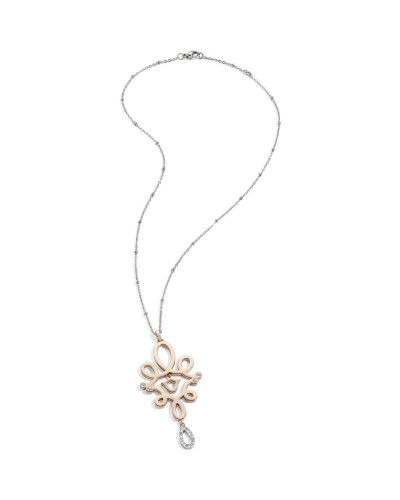 Morellato Women's Pendant SAAJ17: 40cm Necklace, Steel & Crystals
