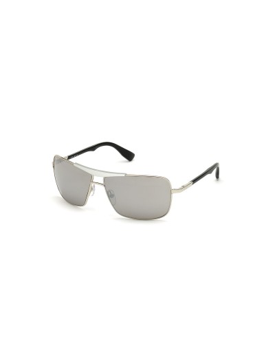 Web Eyewear WE0280: Occhiali da Sole Uomo Argento/Blu, Lenti Ø62mm
