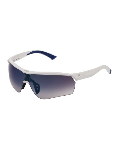 Fila SF9326-996VCB: Gafas de Sol para Hombre, Montura Negro Mate, Lentes Azules.
